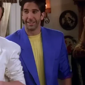 David Schwimmer Friends Blue Blazer