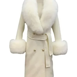 Death And Other Details Leila White Trench Coat