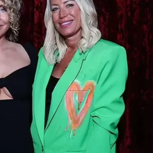 Denise Van Outen 2024 Green Blazer