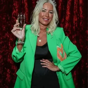 Denise Van Outen Green Blazer