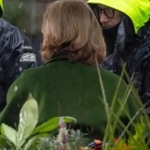 Doctor Who 73 Yard Jemma Redgrave Trench Coat Backside