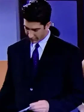 Dr. Ross Geller Friends Black Blazer For Sale