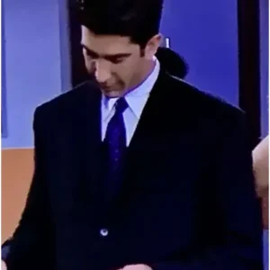 Dr. Ross Geller Friends Black Blazer For Sale