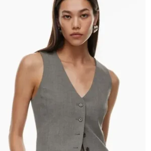 Drew Barrymore Show 2024 Drew Barrymore Grey Vest For Women