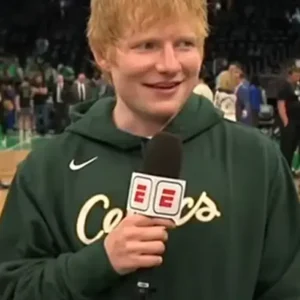 Ed Sheeran Boston Celtics Green Hoodie
