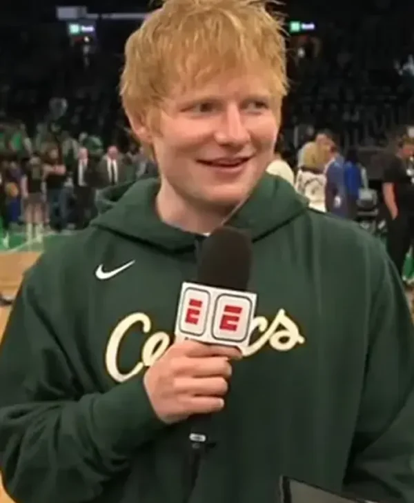 Ed Sheeran Boston Celtics Green Hoodie