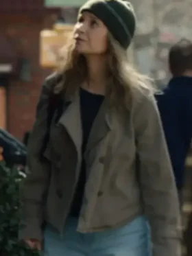 Eddie Janko Blue Bloods S14 Portia Brown Jacket For Women