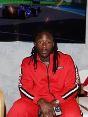 F1 Miami Grand Prix Race Alvin Kamara Red Tracksuit For Men
