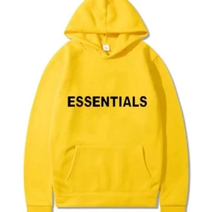FOG Essentials Yellow Fleece Hoodie