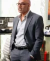 Faran Tahir CSI Vegas S03 Grey Wool Blazer