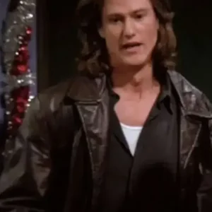 Fun Bobby Friends Brown Leather Jacket