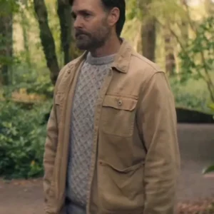 Gilbert Bodkin 2024 Beige Cotton Jacket side