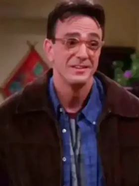 Hank Azaria Friends Brown Wool Jacket