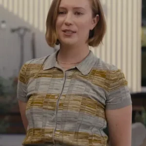 Hannah Einbinder Hacks 2024 Retro Striped Shirt