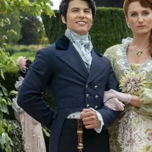 Harry Dankworth Bridgerton Season 03 Blue Tailcoat