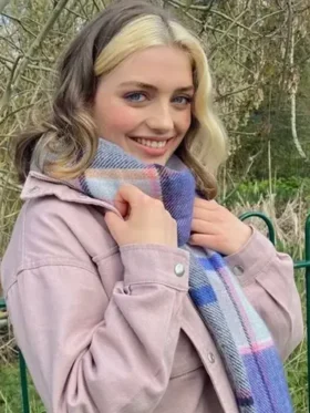 Imogen Heaney Heartstopper Pink Cotton Jacket