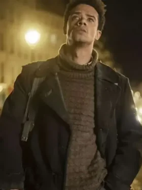 Jacob Anderson Interview with the Vampire S02 Black Wool Coat