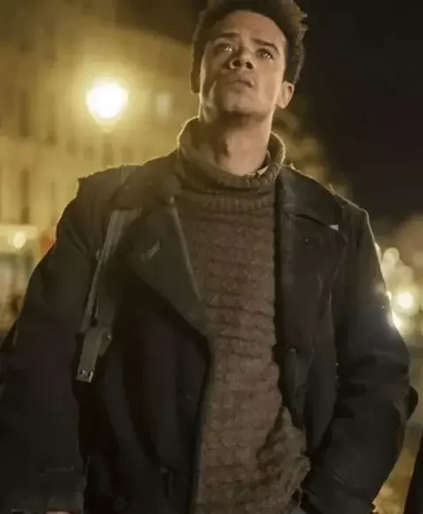 Jacob Anderson Interview with the Vampire S02 Black Wool Coat