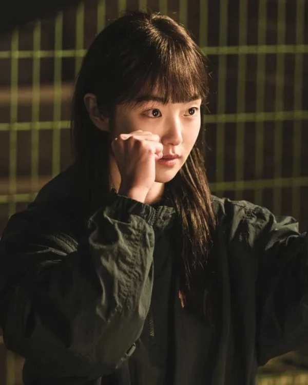 Jeong Ji An A Shop For Killers 2024 Half Zip Black Jacket