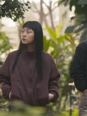 Jeong Su in Parasyte The Grey 2024 Brown Jacket