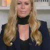 Jill Martin The Today Show 2024 Gold Button Blue Blazer