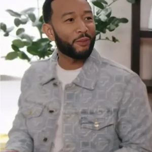 John Legend The Voice S025 Jacquard Denim Jacket