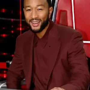 John Legend The Voice S25 Brown Suit