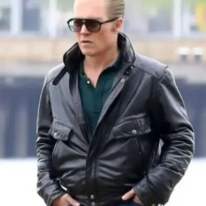 Johnny Depp Black Mass Leather Men Jacket