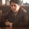 Jon Seda La Brea S03 Brown Leather Bomber Jacket