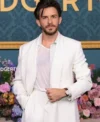 Jonathan Bailey Bridgerton Premiere White Suit For Men