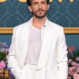 Jonathan Bailey Bridgerton Premiere White Suit For Sale