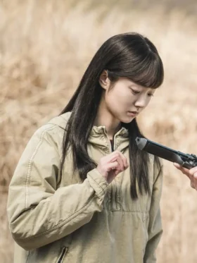 Jung Ji an A Shop for Killers Beige Pullover Jacket