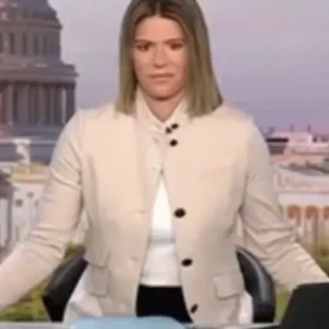 Kasie Hunt CNN This Morning Slade Plaid Blazer