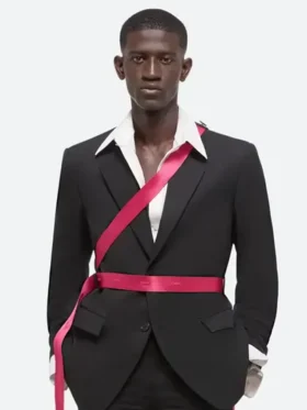 Kel Mitchell The Talk Show 2024 Black Wool Blazer