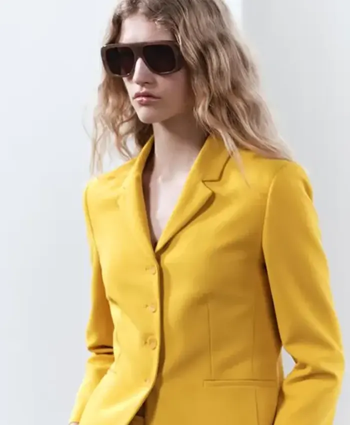 Kelly Cobiella The Today Show 2024 Yellow Blazer