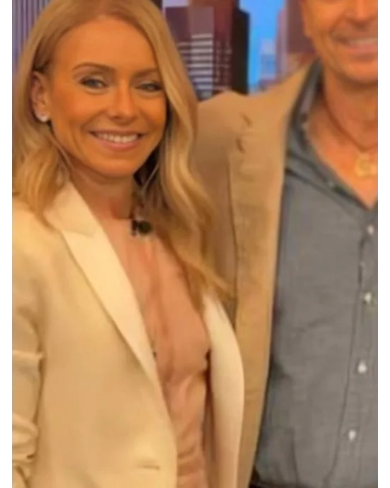 Kelly Ripa Live with Kelly and Mark Off-White Blazer