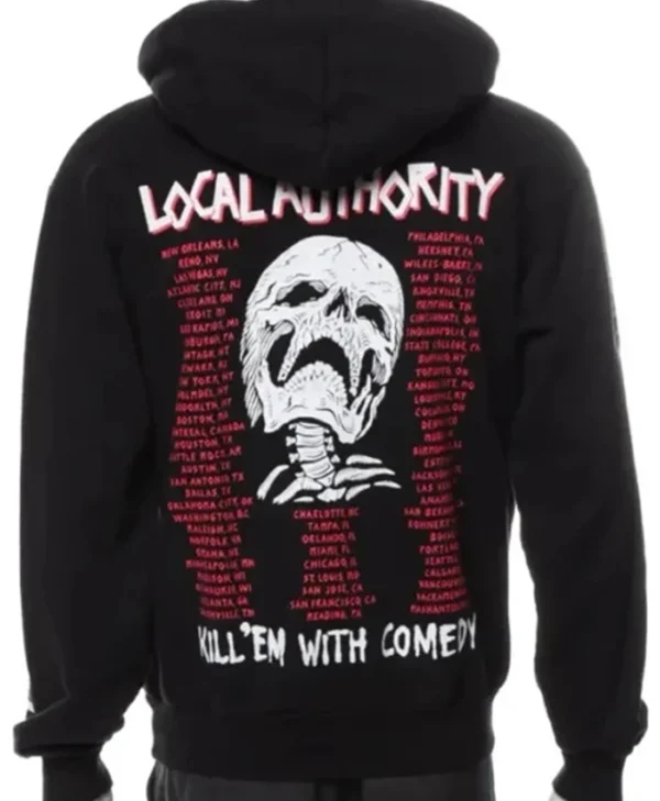 Kevin Hart Kill Them with Comedy Hoodie shoot back
