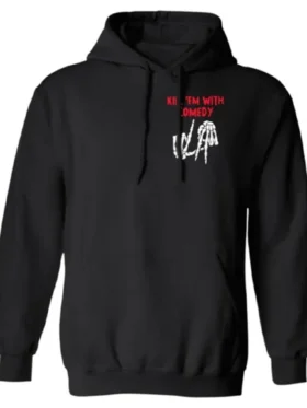 Kevin Hart Kill Them with Comedy Hoodie shoot front