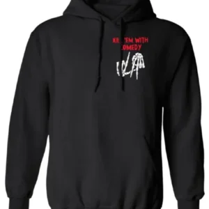 Kevin Hart Kill Them with Comedy Hoodie shoot front