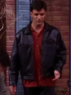 Kevin Ruf Friends Black Leather Jacket