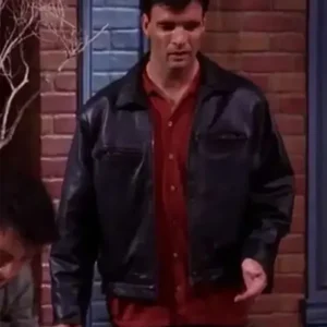 Kevin Ruf Friends Black Leather Jacket