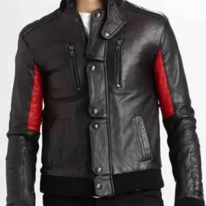 Kid Cudi Surface to Air Black Leather Jacket