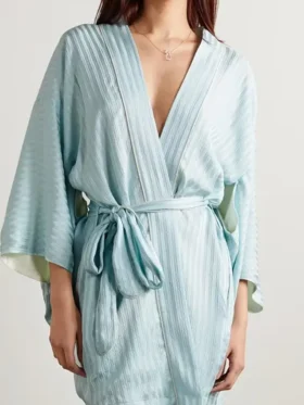 Kimberlyn Kendrick The Girls on the Bus 2024 Silk Robe For Sale