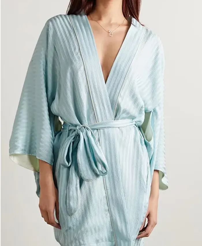 Kimberlyn Kendrick The Girls on the Bus 2024 Silk Robe For Sale
