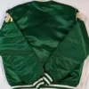 Kristaps Porzingis Boston Celtics Satin Varsity Jacket Back