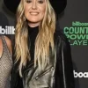 Lainey Wilson Billboard Country Power Players 2024 Black Leather Jacket
