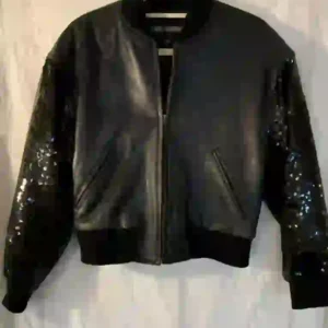 Laya DeLeon Hayes The Equalizer Black Bomber Jacket