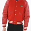 Lil Baby Leather Sleeves Varsity Jacket