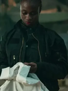 Lorna Ishema Paradise Black Bomber Jacket