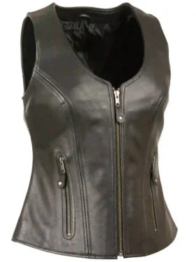 Lucille Milwaukee Leather Vest Women
